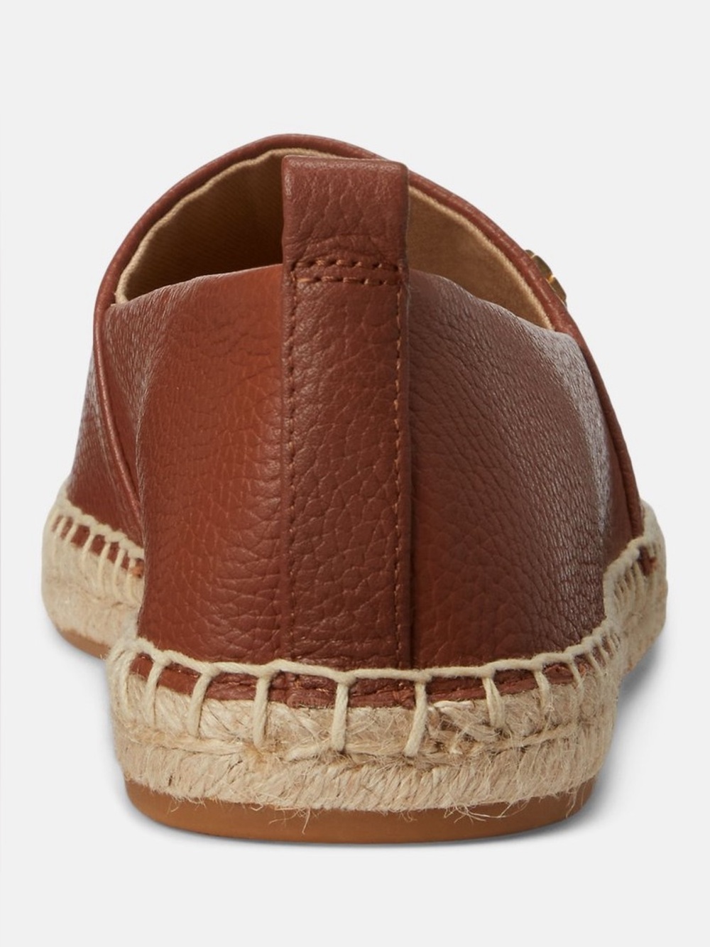 Lauren Ralph Lauren CAMERYN IV TUMBLED LEATHER ESPADRILLE - Picture 3 of 8